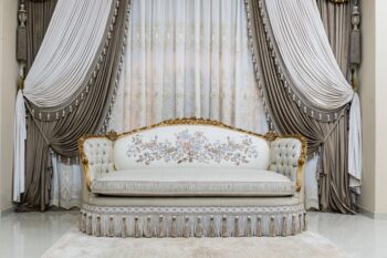Handmade Gold Allison Sofa