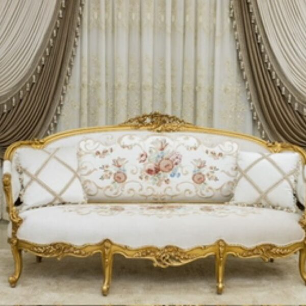 Handmade Gold Tulip Sofa 4