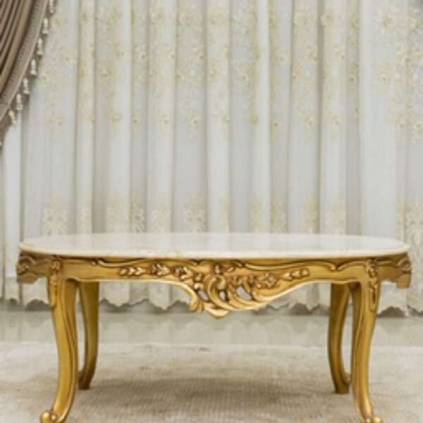 Handmade Gold Tulip Coffee Table 4