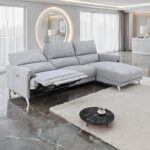 Brande Gray Chenille Power Sectional with Right Chaise  CM9938GY-SECT-PM-R by Furniture of America 15