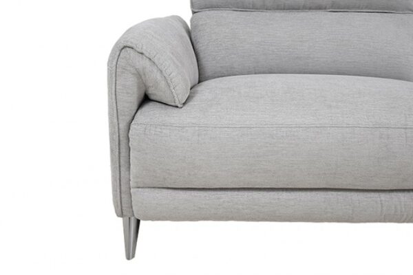 Brande Light Gray Chenille Power Sectional with Right Chaise CM9938LG-SECT-PM-R Modern Style by Furniture of America 9