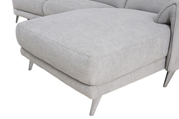 Brande Light Gray Chenille Power Sectional with Right Chaise CM9938LG-SECT-PM-R Modern Style by Furniture of America 10
