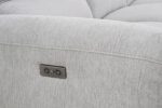 Brande Light Gray Chenille Power Sectional with Right Chaise CM9938LG-SECT-PM-R Modern Style by Furniture of America 17
