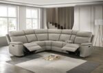 Oliverus Taupe Leather Match Power Sectional FM69009TP-SECT-PM by Furniture of America 17