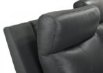 Oliverus Dark Gray Leather Match Power Sectional  FM69009DG-SECT-PM Transitional by Furniture of America 16