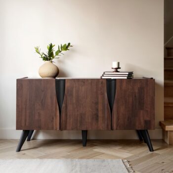 Sobral 62″ Mid-Century Modern Server FM30012WN-SV-62 Rich Walnut by Furniture of America