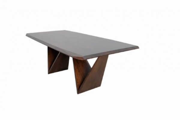 Romont Dining Table FM30003WN-T Mid-Century Modern Elegance in Rich Walnut  by Furniture of America 7