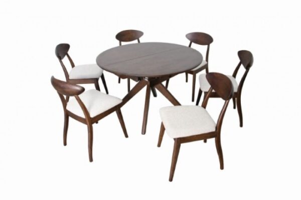 Hammel Dining Table   FM30005WN-OT  Versatile Mid-Century Modern Design by Furniture of America 7