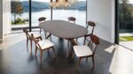 Hammel Dining Table   FM30005WN-OT  Versatile Mid-Century Modern Design by Furniture of America 11
