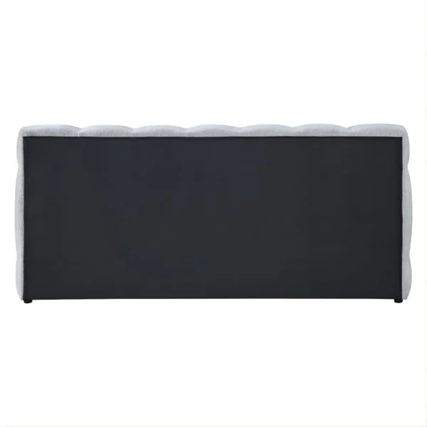 Hannah Chenille Upholstered Bed By ACME - Image 3