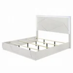 Esther Bed with LED in White Finish by ACME - Image 2