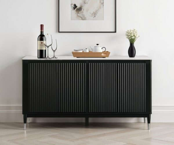 Maidstone Server FM32001BK-SV Modern Elegance with Functional Storage by Furniture of America 8
