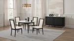Maidstone Round Dining Table FM32001BK-RT Modern Elegance in a Compact Design by Furniture of America 14