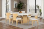Caerwys Dining Table FM34004NT-T-TABLE Where Modern Sophistication by Furniture of America 8