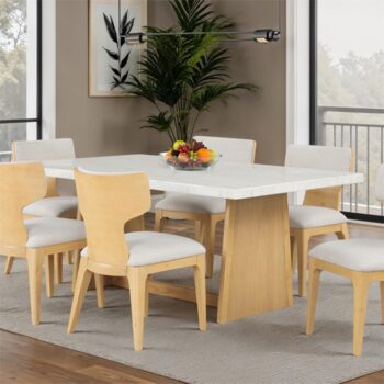 Caerwys Dining Table FM34004NT-T-TABLE Where Modern Sophistication by Furniture of America