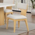 Caerwys Dining Chair  FM34004NT-SC-2PK Elegant Comfort with a Natural Touch by Furniture of America 11