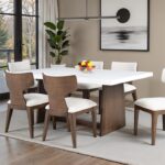 Caerwys Dining Table  FM34004BR-T-TABLE The Perfect Blend of Modern by Furniture of America 7