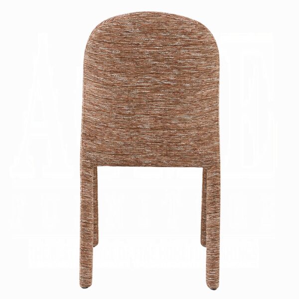 Lidi Side Chair in Brown Chenille DN04756 By ACME 9