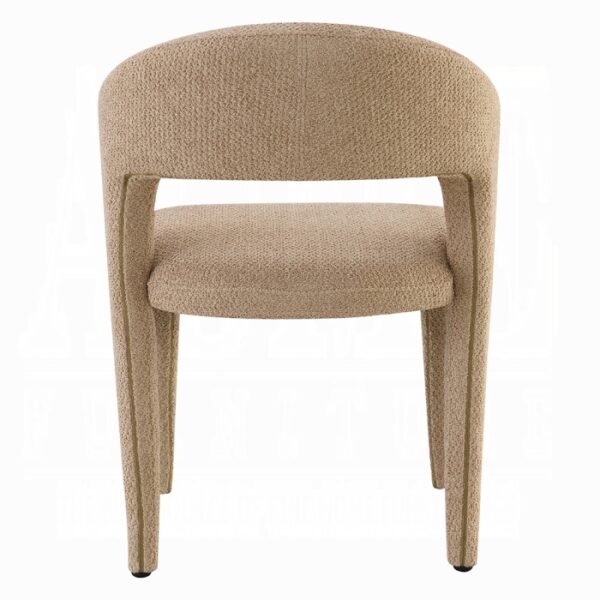 Lidi Side Chair in Light Brown Boucle DN04757 By ACME 8