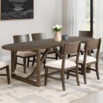 Vellara Dining Table (Wood Top) FM34021DW-OTWT-TABLE Where Transitional Elegance by Furniture of America 9
