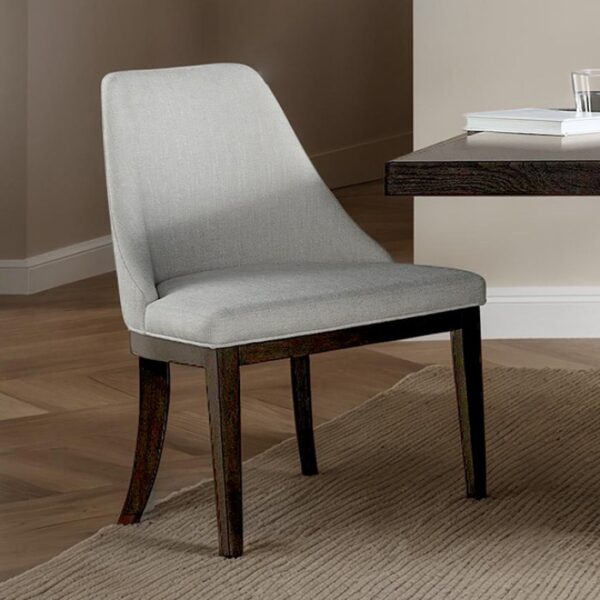 Morden Upholstered Side Chair (Set of 2)  FM3420WH-SC-2PK Timeless Comfort, by Furniture of America 5