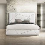 Esther Bed with LED in White Finish by ACME Luxury Beds Mobilia Cleopatra 11 Esther Bed with LED in White Finish by ACME 11