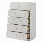 Esther Chest in White Finish BD05886 By ACME Bedroom Chest of Drawers Mobilia Cleopatra 13 Esther Chest in White Finish BD05886 By ACME 13