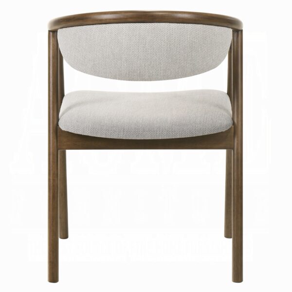 Delina Side Chair in Walnut Finish DN04586 By ACME 10