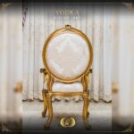 Handmade Gold Beige Vodka Dining Arm Chair 17