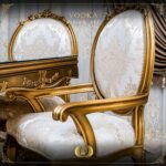 Handmade Gold Beige Vodka Dining Table 23