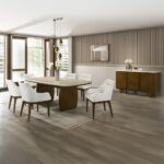 Kasha Dining Table with Natural Marble Top DN04665 By ACME 14