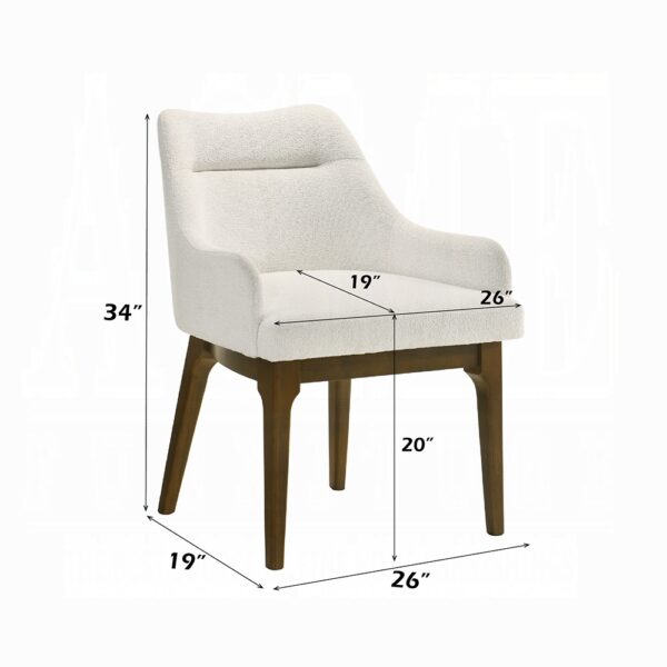 Kasha Side Chair in Vintage Oak Finish DN04666 By ACME 9