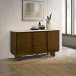 Kasha Server with Natural Marble Top DN04668 By ACME 13