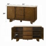 Kasha Server with Natural Marble Top DN04668 By ACME 16