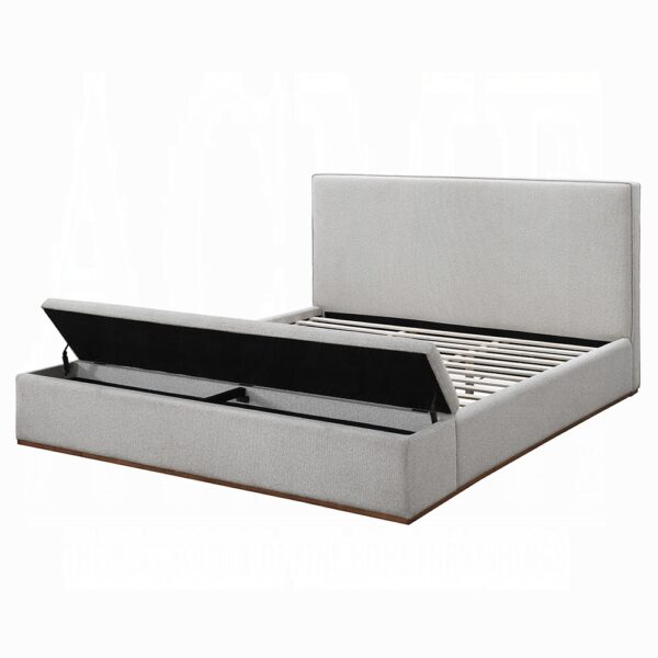 Boxter Storage Bed in Beige Linen Upholstered By ACME 7