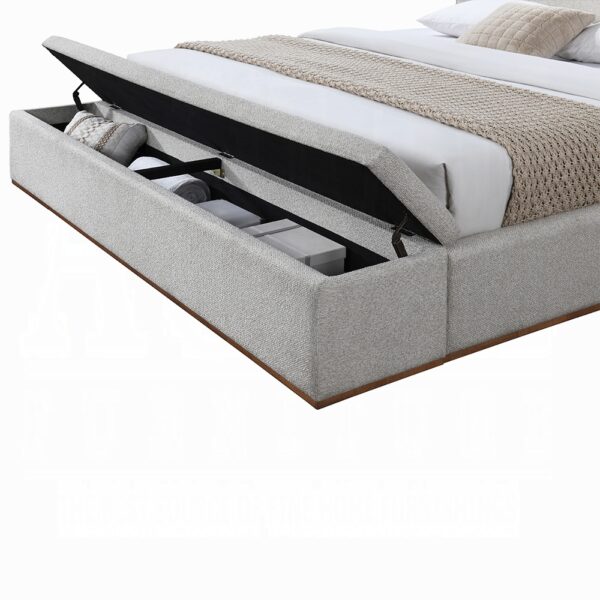 Boxter Storage Bed in Beige Linen Upholstered By ACME 8