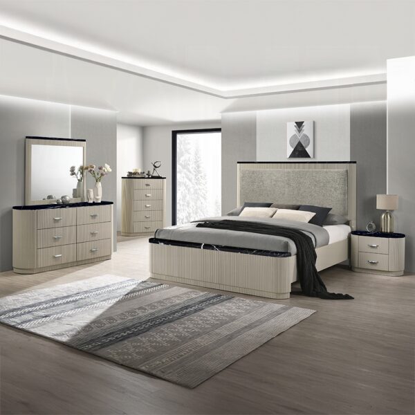 Travonte Mirror in Beige Finish BD04884 By ACME 10