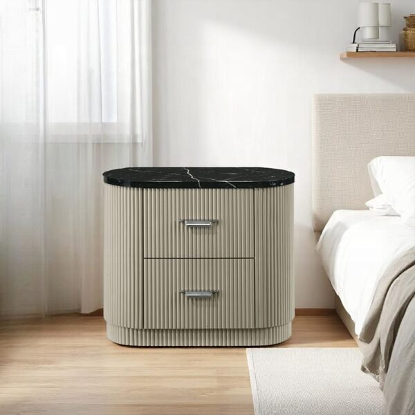 Travonte Nightstand in Beige Finish BD04883 By ACME 9