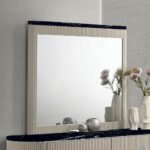Travonte Mirror in Beige Finish BD04884 By ACME 11