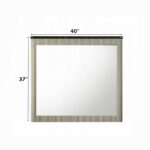 Travonte Mirror in Beige Finish BD04884 By ACME 12