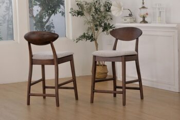 Sargans Counter Height Chair (Set of 2)  FM30006WN-PC-2PK Refined Comfort by Furniture of America