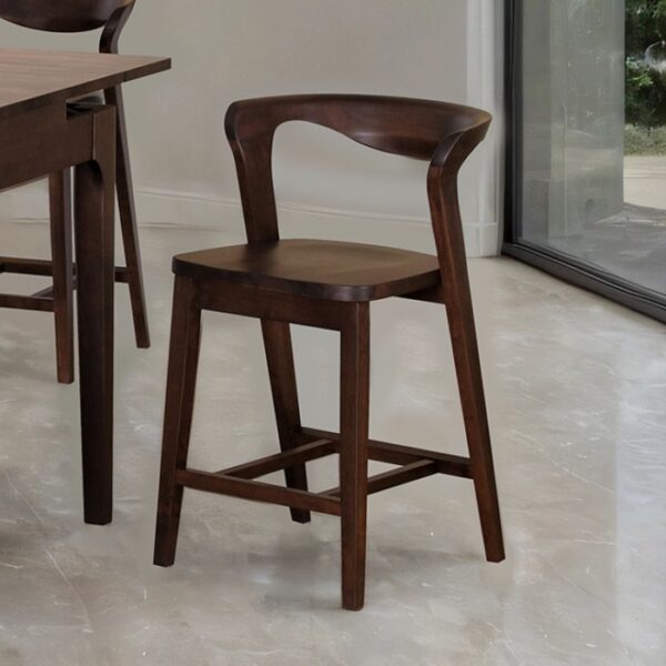 Romont Counter Height Chair FM30003WN-PC-2PK Refined Craftsmanship, Effortless Style by Furniture of America 5