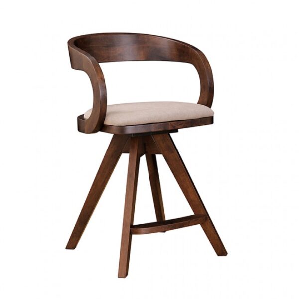 Biasca Counter Height Chair  FM30009WN-PC-2PK Elegant Craftsmanship by Furniture of America 9