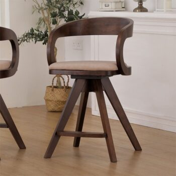 Biasca Counter Height Chair  FM30009WN-PC-2PK Elegant Craftsmanship by Furniture of America