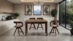 Mid-Century FM30010WN-PT-5PC-09 Modern Craftsmanship Meets Everyday Comfort by Furniture of America 9
