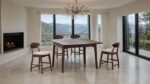 Croglio 5 Pc Counter Height Dining Set FM30008WN-PT-5PC-06 Mid-Century Modern by Furniture of America Dining Room Furniture Mobilia Cleopatra 11 Croglio 5 Pc Counter Height Dining Set FM30008WN-PT-5PC-06 Mid-Century Modern by Furniture of America 11