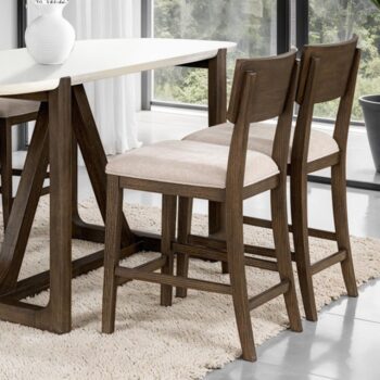 Vellara Counter FM34021DW-PC-2PK Height Chair (Set of 2) by Furniture of America