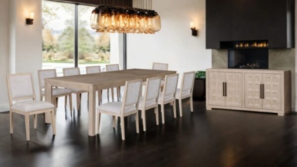Hatton Cross Rectangular Dining Table  FM39011NT-T2 Modern Tawny Oak by Furniture of America 6
