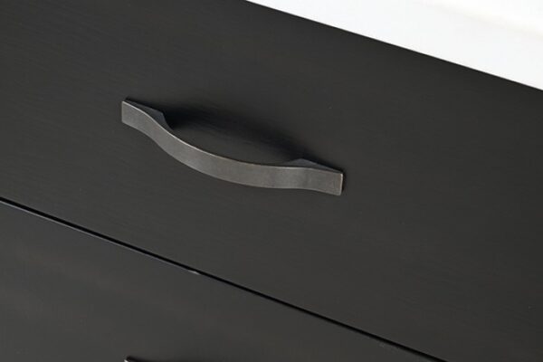 Shildon Server FM-AC9002SV Black & White Marble Dining Storage by Furniture of America 13