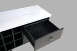 Shildon Server FM-AC9002SV Black & White Marble Dining Storage by Furniture of America Dining Room Furniture Mobilia Cleopatra 20 Shildon Server FM-AC9002SV Black & White Marble Dining Storage by Furniture of America 20